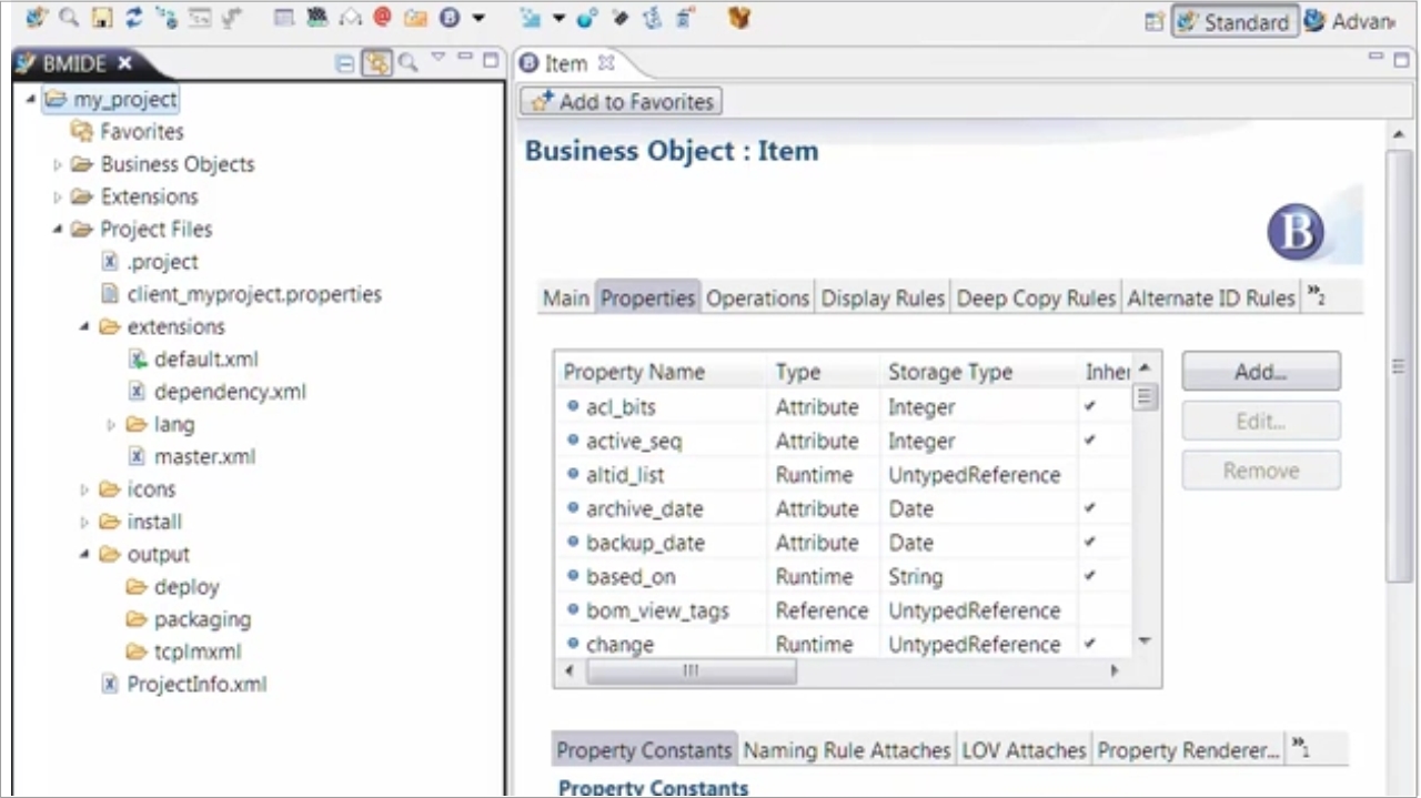 Vorschaubild: Teamcenter: Business Modeler IDE